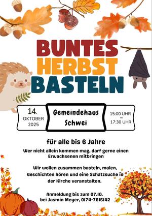 Buntes Herbst basteln