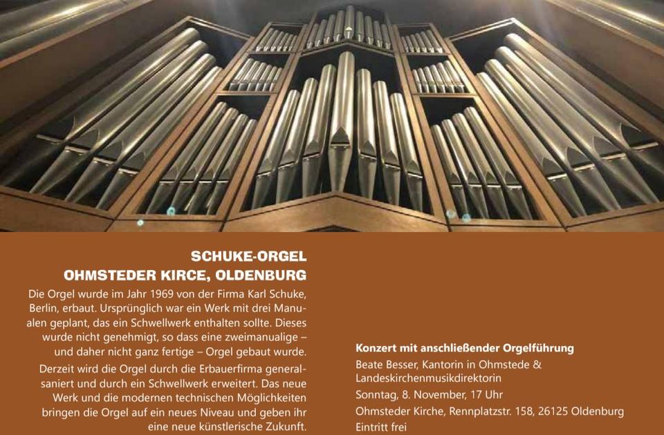 Informationen zu der Orgel in Oldenburg Ohmstede
