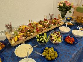 Buffett beim Treffen.