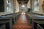 Hier ist das Kirchenschiff der Kirche in Abbehausen zu sehen.