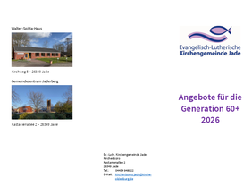 Flyer Angebote für die  Generation 60+