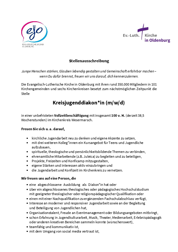 Sie sehen hier einen Teil der Ausschreibung des KJD WM, Sie können diese Ausschreibung auch downloaden.