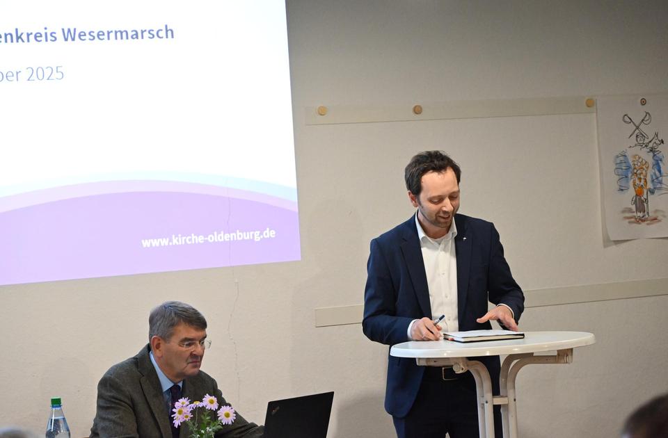 Zu sehen ist Oberkirchenrat Sebastian Groß.