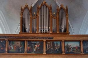 Abbildung der Orgel in der Heilig-Kreuz Kirche in Bardewisch.