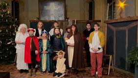 Darstellende des Krippenspiels