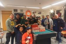 Zu sehen sind Seemänner im Seamen´s Club Brake