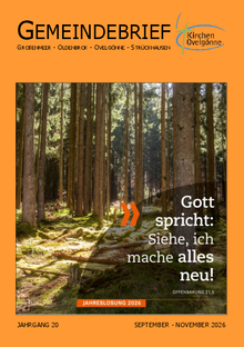 Gemeindebrief-Ausgabe September bis November 2026